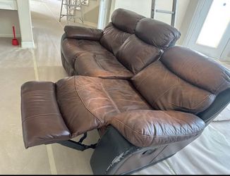Recliner Sofa brown color