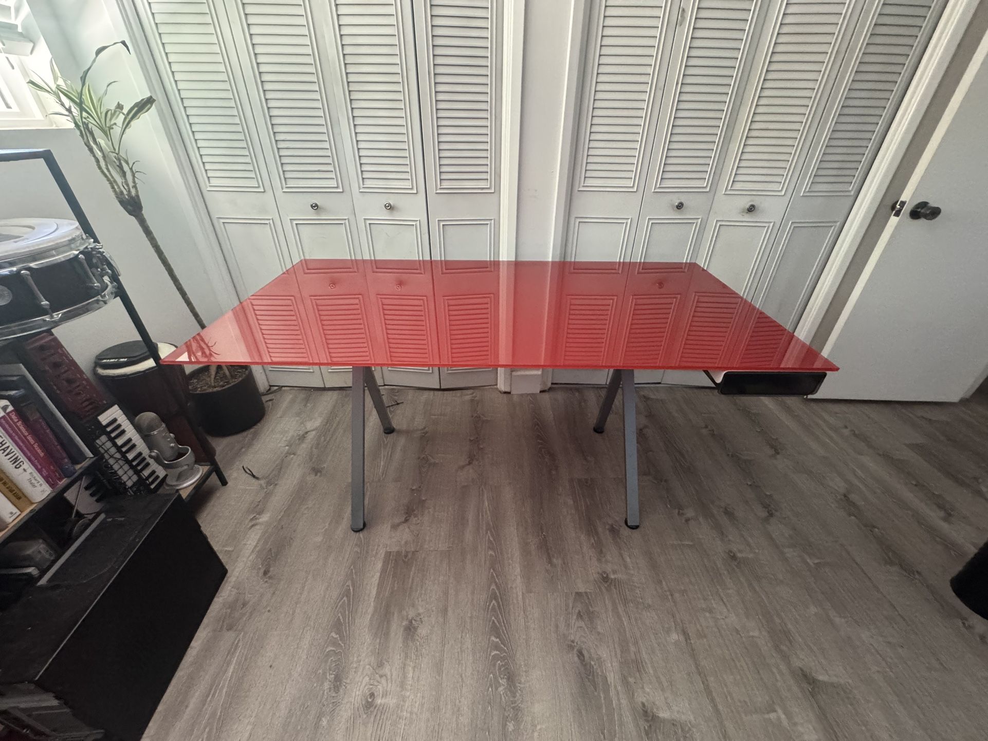 Custom Glass Desk