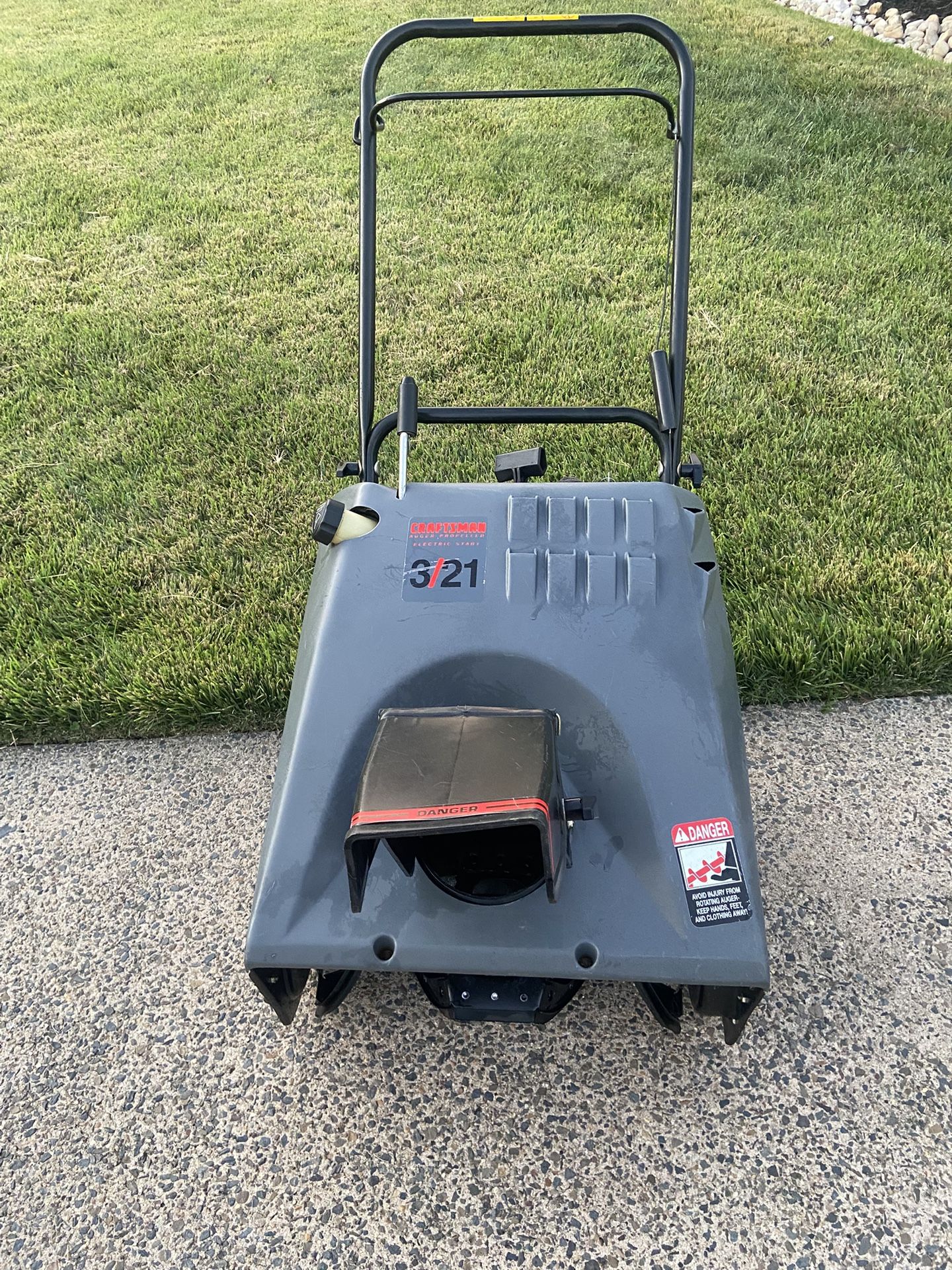CRAFTSMAN SNOW BLOWER-GAS OIL MIX 