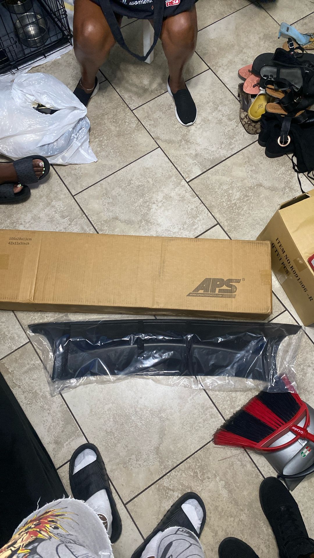 Nissan maxima Chrome APS custom front grille & Back Bumper Diffuser