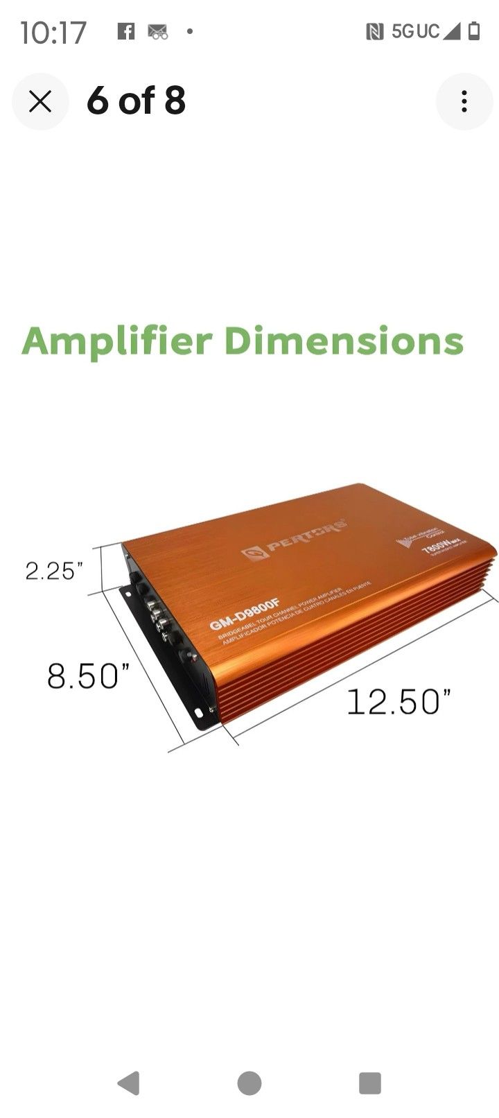 Mosfet Power Car Audio Amplifier
