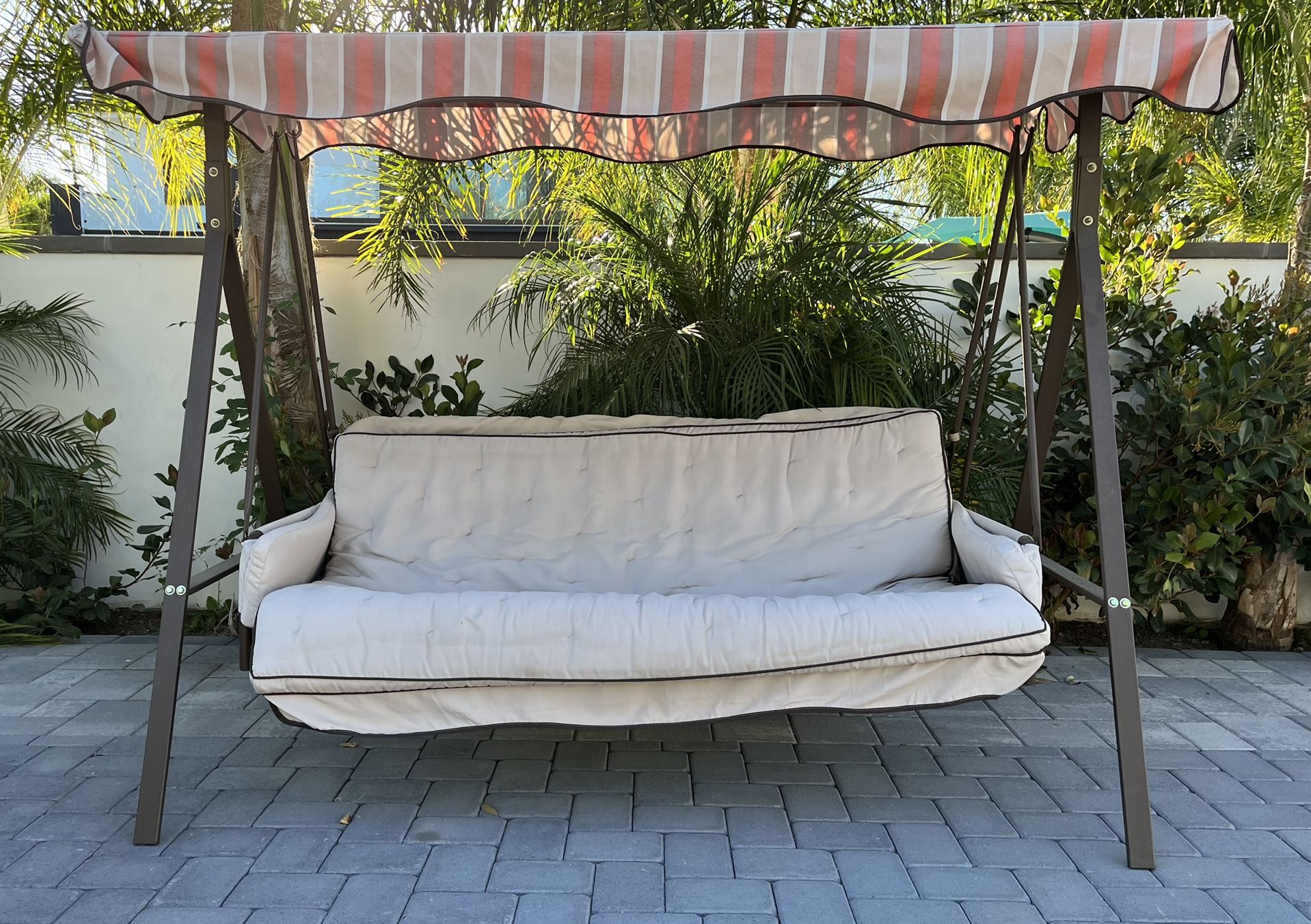 Beige Porch Swing 