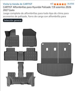 2026-2027 hyundai palisade mats only gas