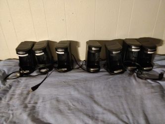 New 1 Cup Coffee Makers  7 Units