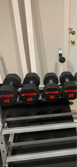 2 pairs of Ethos dumbbells