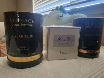 Versace Dylan Bleu and Miss Dior