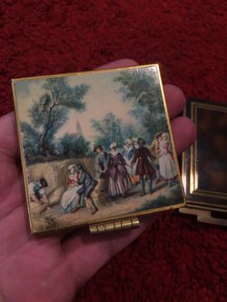 Antique powder box