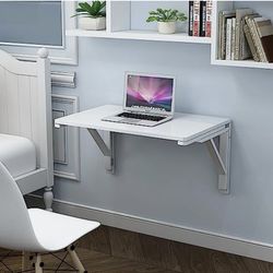 Wall mounted desk/table