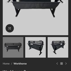 Workhorse 2 Vinyl Cutter - Professional Plotter
​53" and rolls of vynil wrap