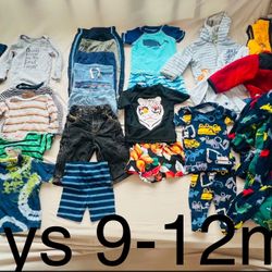 Boys 9-12mo / 12 mo / 20.5-24.5 lbs / 28.5-30” tall
