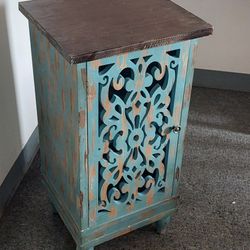 End Table Blue