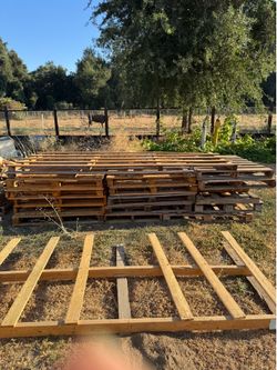 Make offer on the pallets Free stumps