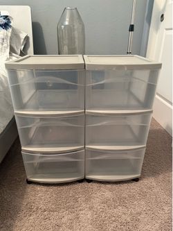 Sterlite (2) 3 Drawer Storage