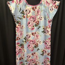 2 Gownies Women's Hospital Gowns 100% Cotton Sz M-XL (10-16]