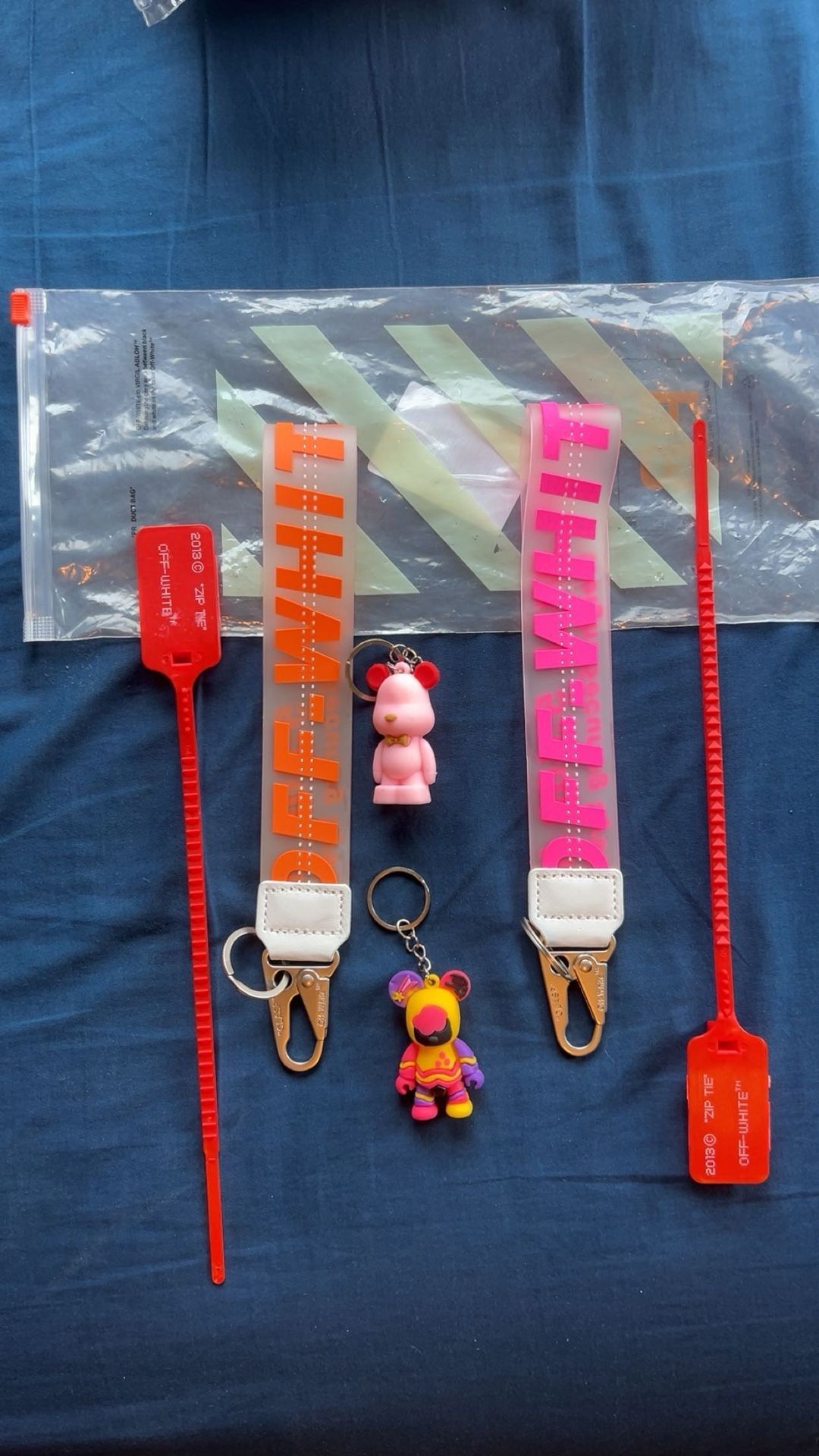 Off White Keychain