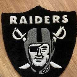 Hand made Raiders Rug