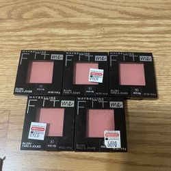Maybelline Fit Me Blush (5-$20, 4-$16)