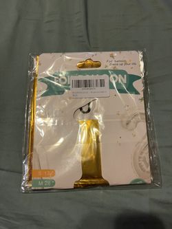 Gold Number “1” One Balloon 40 Inch - I Have 2