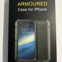 Steel And Glass Armoured  Case For iPhone 11