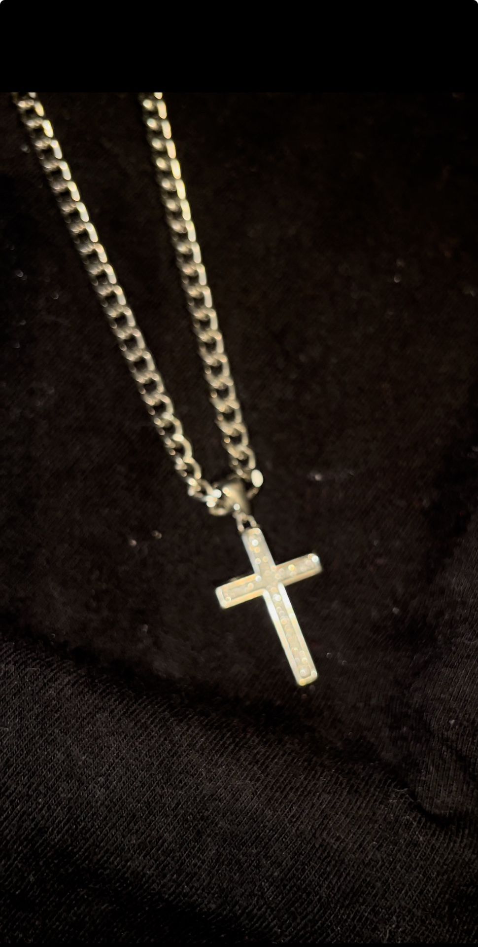 Silver 925 Cross Chain
