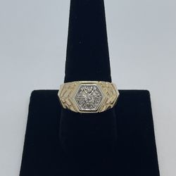 Gold Diamond Ring 14K 