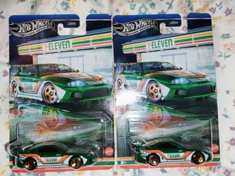 Hot Wheels 7-Eleven Silver Series Toyota Supra's