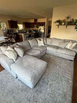 Custom Stanton Sectional - Gray
