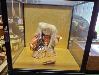 Vintage Japanese Lion Dancer In Case