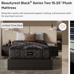 Beautyrest Black Series Two Plush King Size 2025 Model🤩 Christmas special 🎄  Your search for a mattress providing cool comfort and individualized su