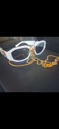 Versace "BIGGIE" sunglasses  a 24in Versace Gold Chain