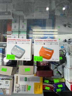SwitchBot Relay Switch 1PM & 2PM - Smart Home Devices $8 each