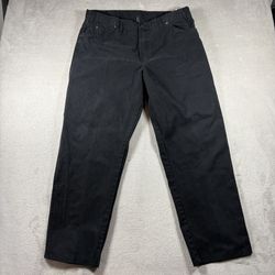 Vintage Dickies Pants Mens 38X32 Black Carpenter Faded Straight Y2k #3562
