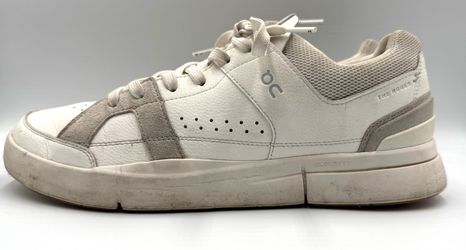 On The Roger Men’s Size 11 White CloudTec Swiss Engineering Casual Sneakers EU 45