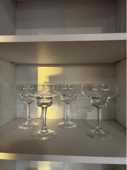 Set of 4 Margarita Glasses