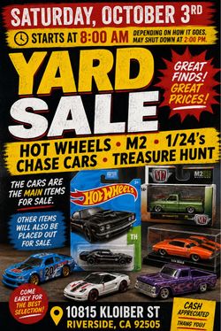 YARD SALE (Not free)