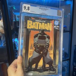 Absolute Batman CGC 9.8 first print 