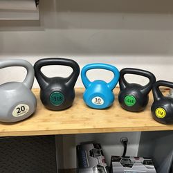 5 kettle bells
