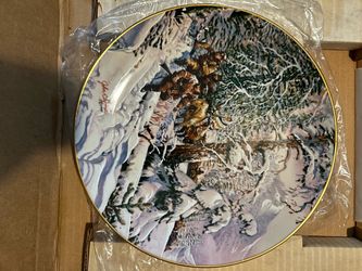 Louis and Clark in the bitterroot’s collector plate