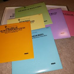 Vintage The Legendary Recordings Of Elvis Presley, RCA Records DML6-0412, 6 LPs Box Set

