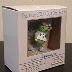 THE YEAR 2000 BUG ORNAMENT BY ROMAN INC.  - NEW IN BOX