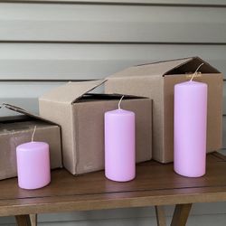 Yummi Slim Pillar Candles 