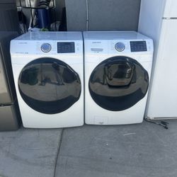 Samsung  Whasher & Gas Dryer set White