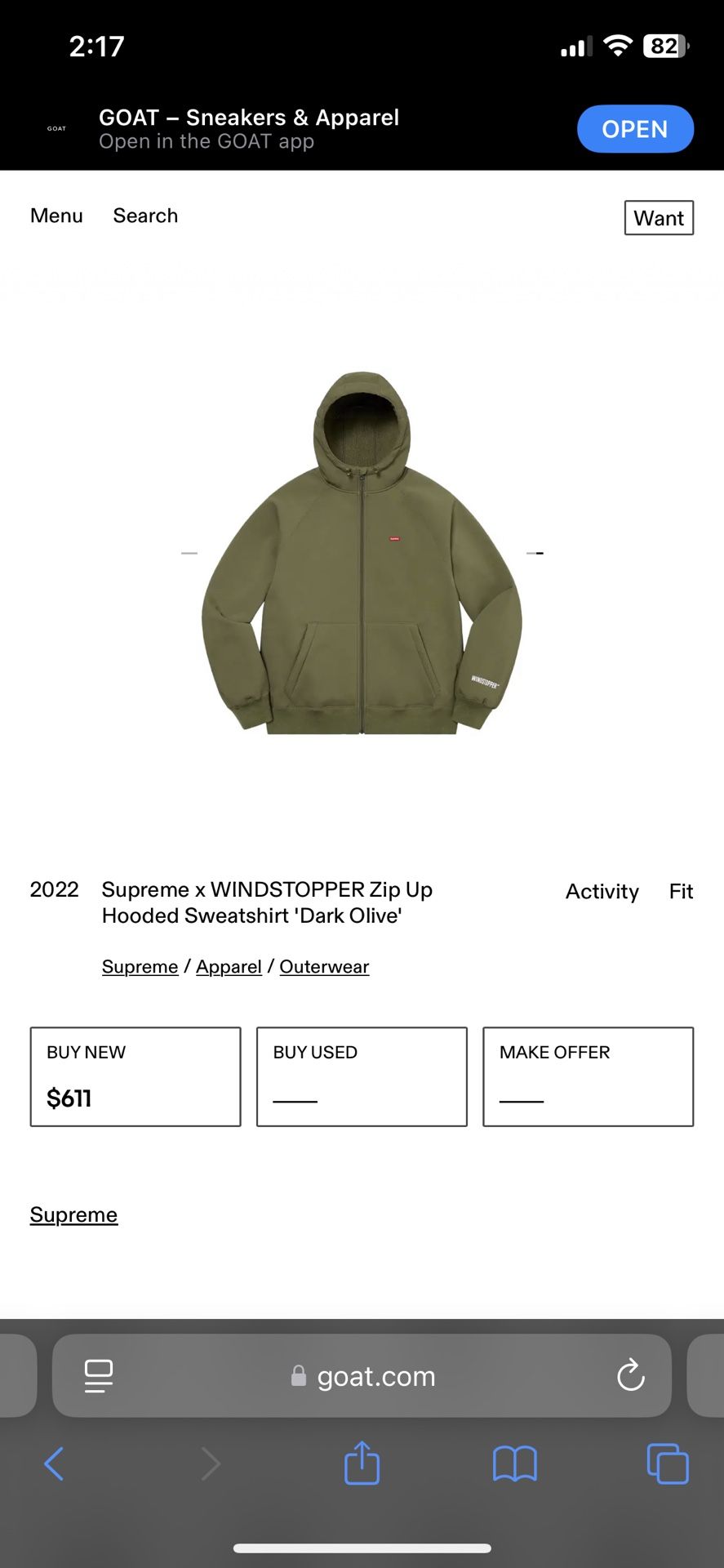 Supreme Windbreaker