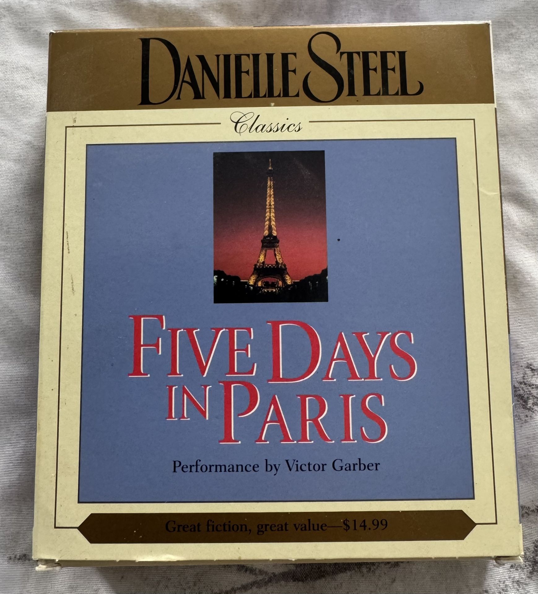 Five Days in Paris by Danielle Steel Unabridged Audiobook CD 6 Discs