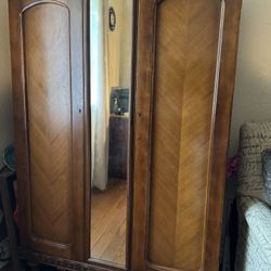 Vintage Wardrobe Cabinet 