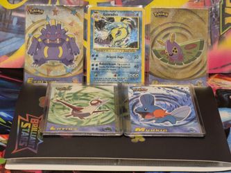 Vintage Pokemon Lot of 101 Cards and Artbox Stickers