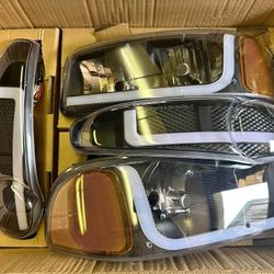 2001-2006 GMC YUKON DENALI/YUKON XL DENALI LED HEADLIGHTS/FAROS/LIGHTS/CALAVERAS/LUCES