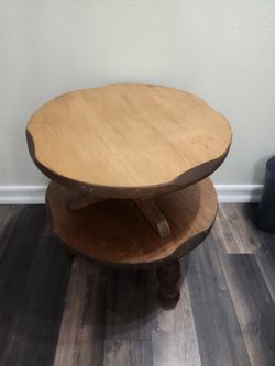 Wood Side Table