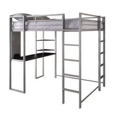 Full Size Loft Bed With Desk/ Mattress Included 190 OBO