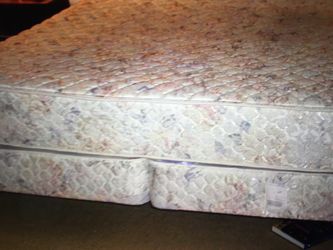 King mattress and box springs $200. Must go this week. I can deliver
